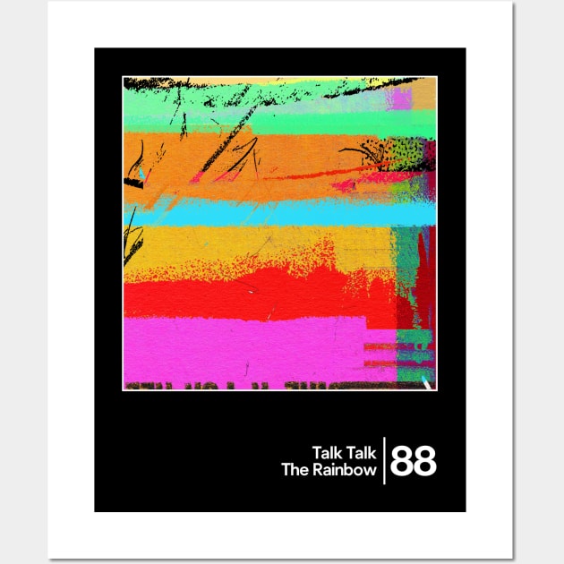 Talk Talk - The Rainbow / Minimal Style Graphic Artwork Design Wall Art by saudade